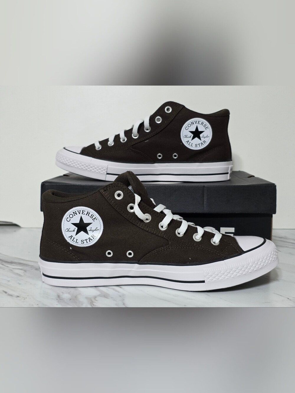 Converse Chuck Taylor All Star Malden Street Mid Sneaker Brown Men's Size 11.5